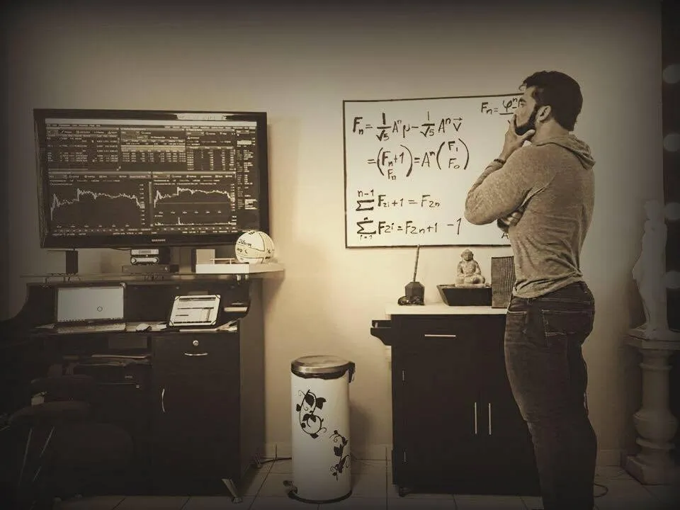 Ariam studying Fibonacci math and markets